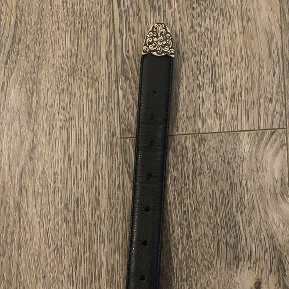 Western Ariat black leather belt - Picture 4 of 7